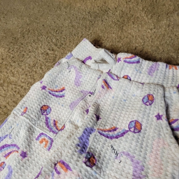 Garanimals 4T Unicorn Rainbow Pajama Joggers - Picture 2 of 3